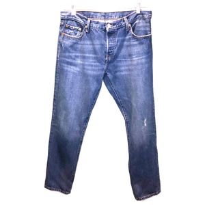 Levi's 501 CT Custom Tapered Men's Button Fly Straight Jeans Size W 29 L 32 Blue